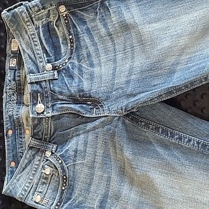 Miss me boot jeans with stones   size 29